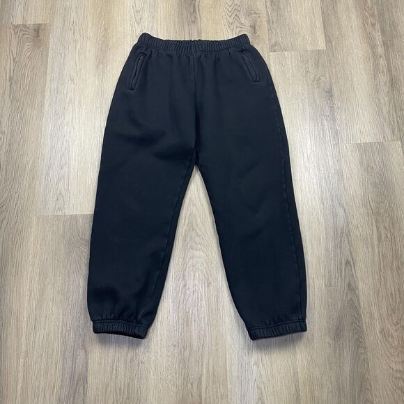 Yeezy Season 6 Sweatpants Mens XL Black Joggers USA Made Cotton Fleece Pants - Picture 1 of 9